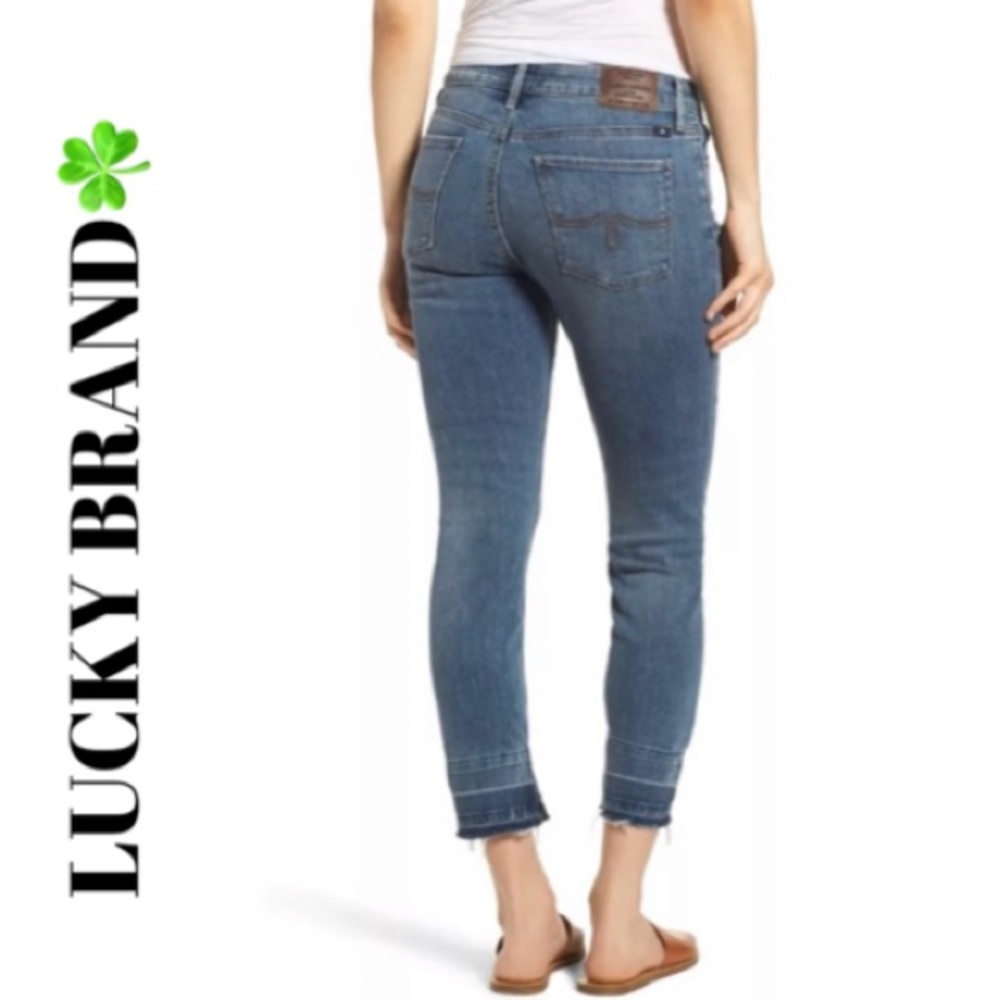 LUCKY BRAND Skinny Cropped Denim Jeans Size 12